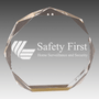 5" Gold Octagon Acrylic Award