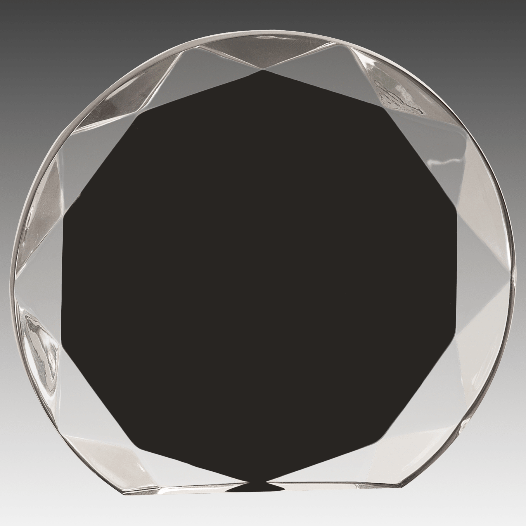 6.25" Black Sunburst Acrylic