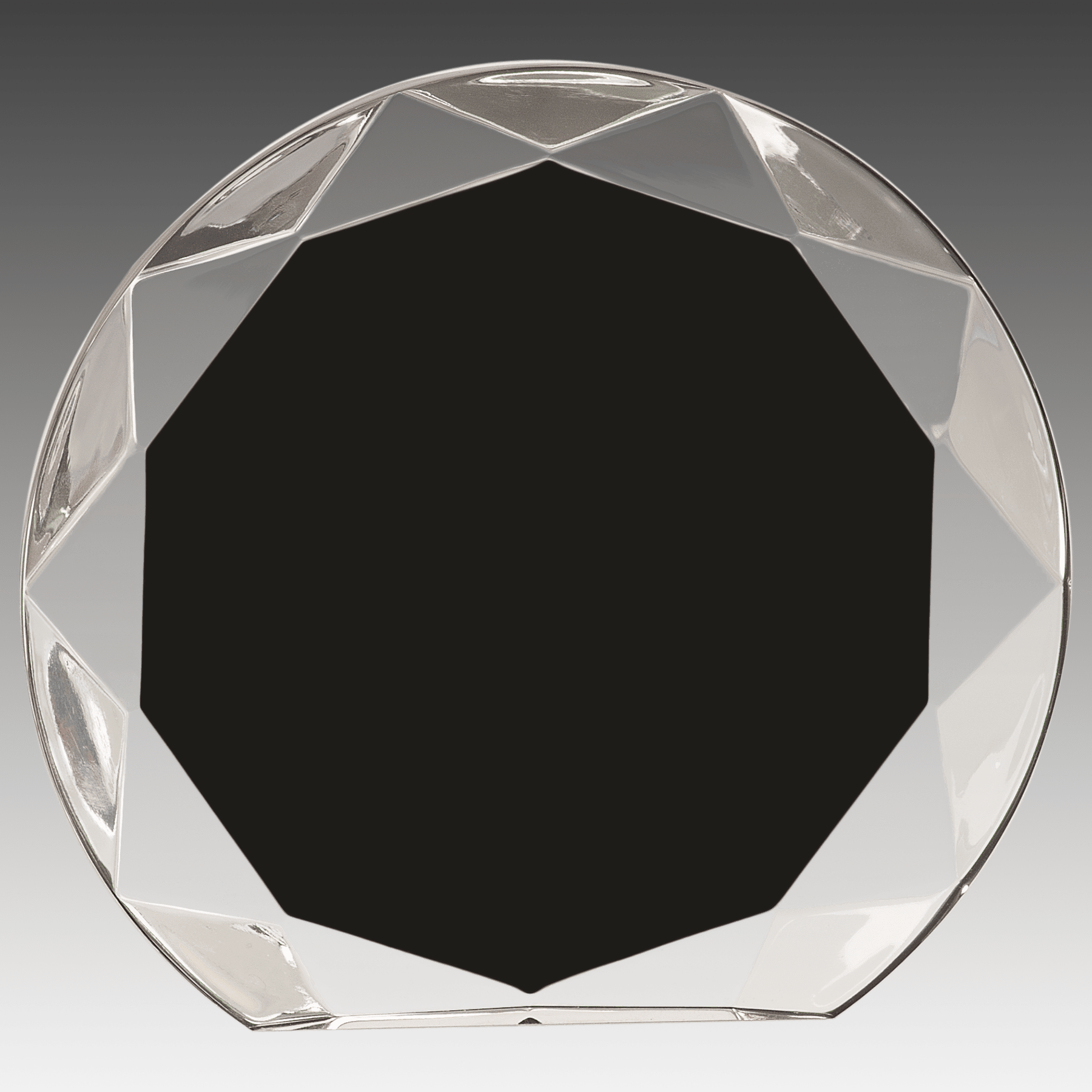7.25" Black Sunburst Acrylic