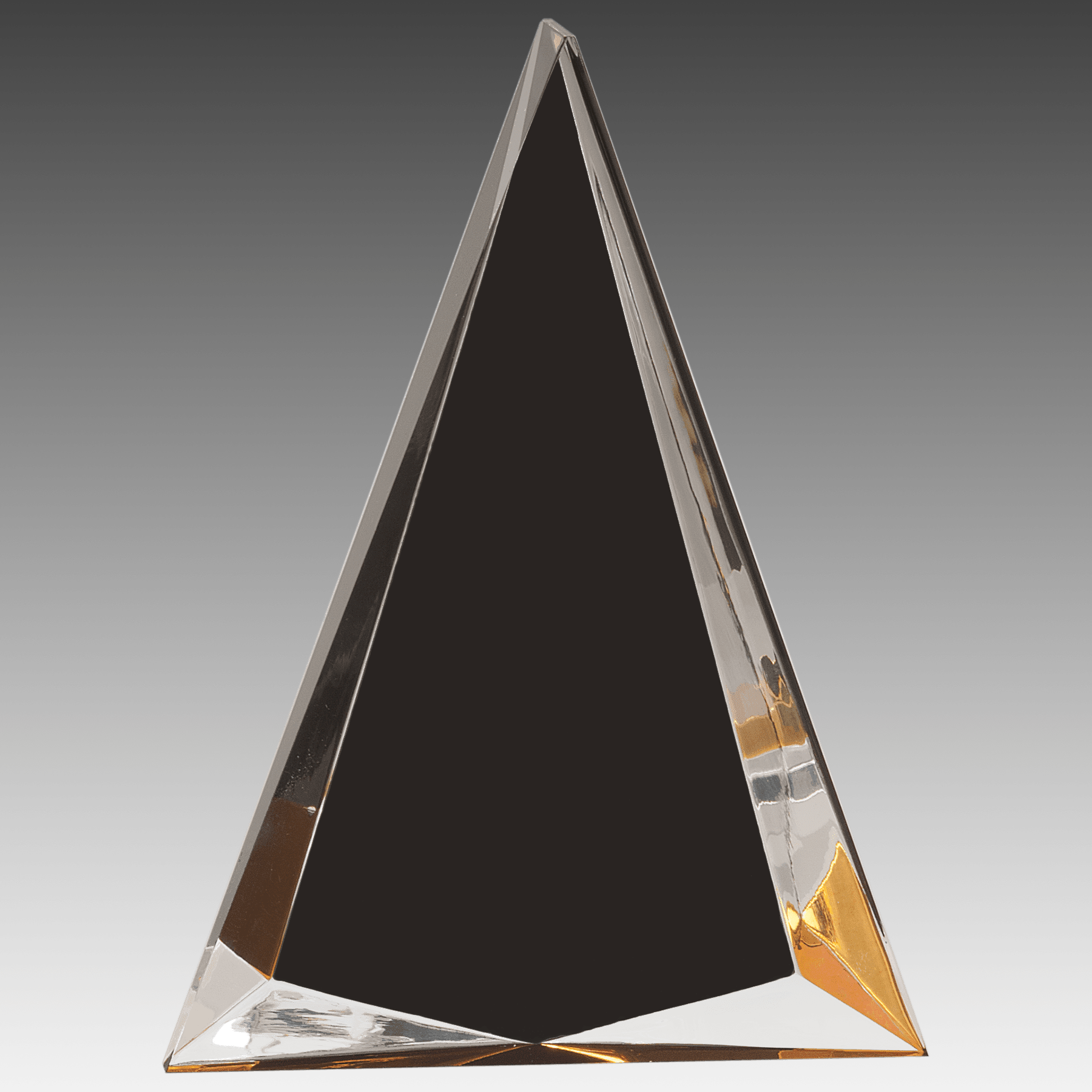 6" x 8" Black/Gold Pinnacle Acrylic