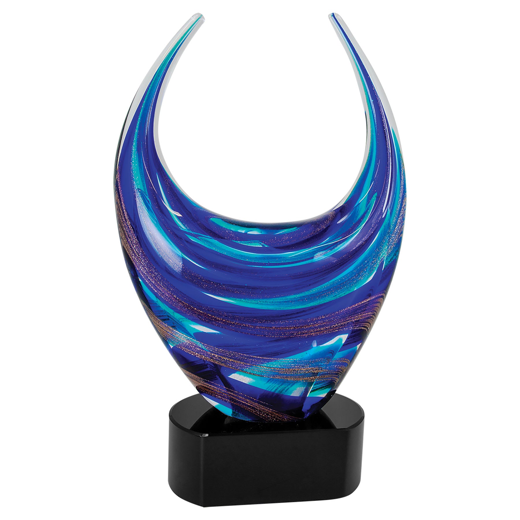 12" Blue/Gold Dual Rising