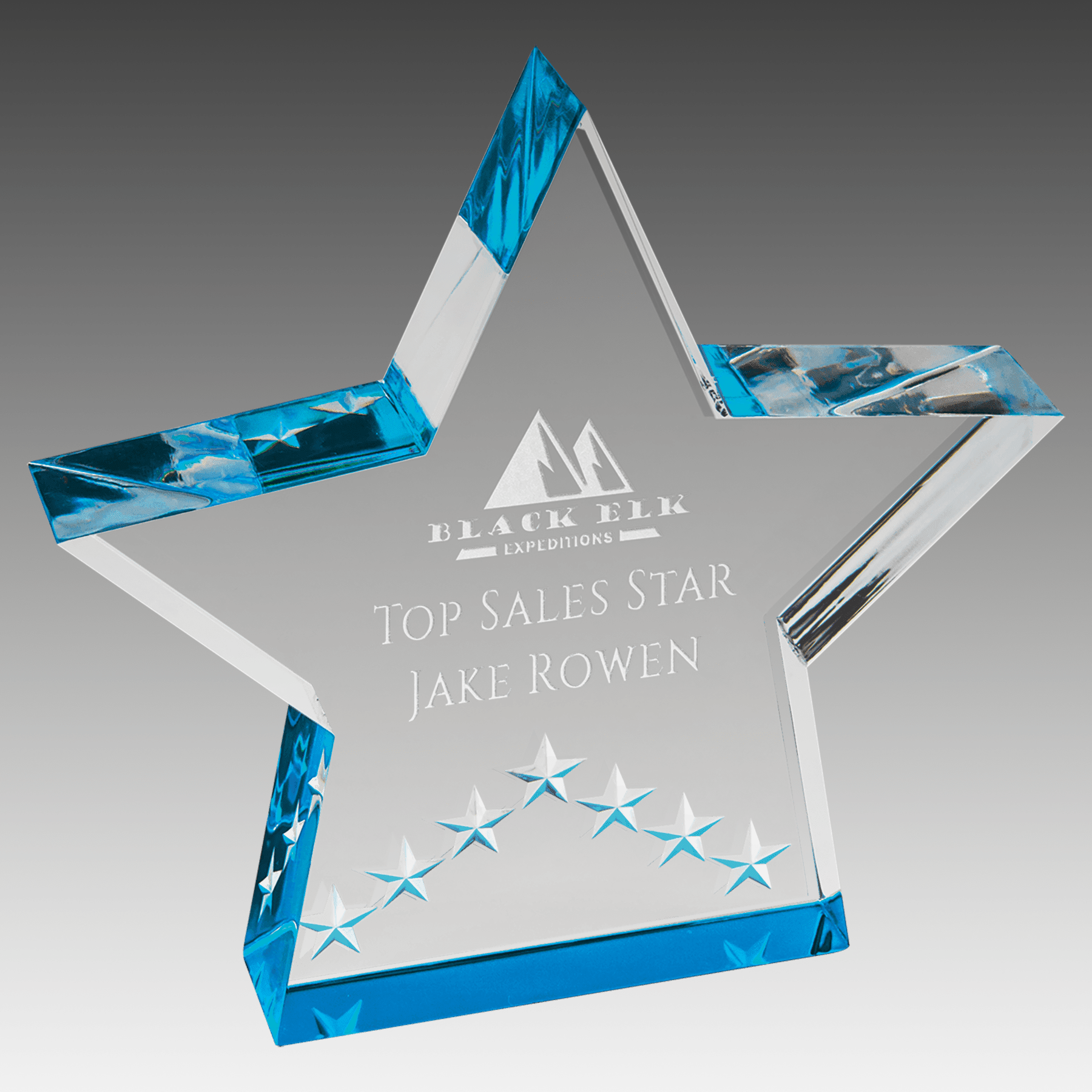 5" Blue Star Performer Acrylic