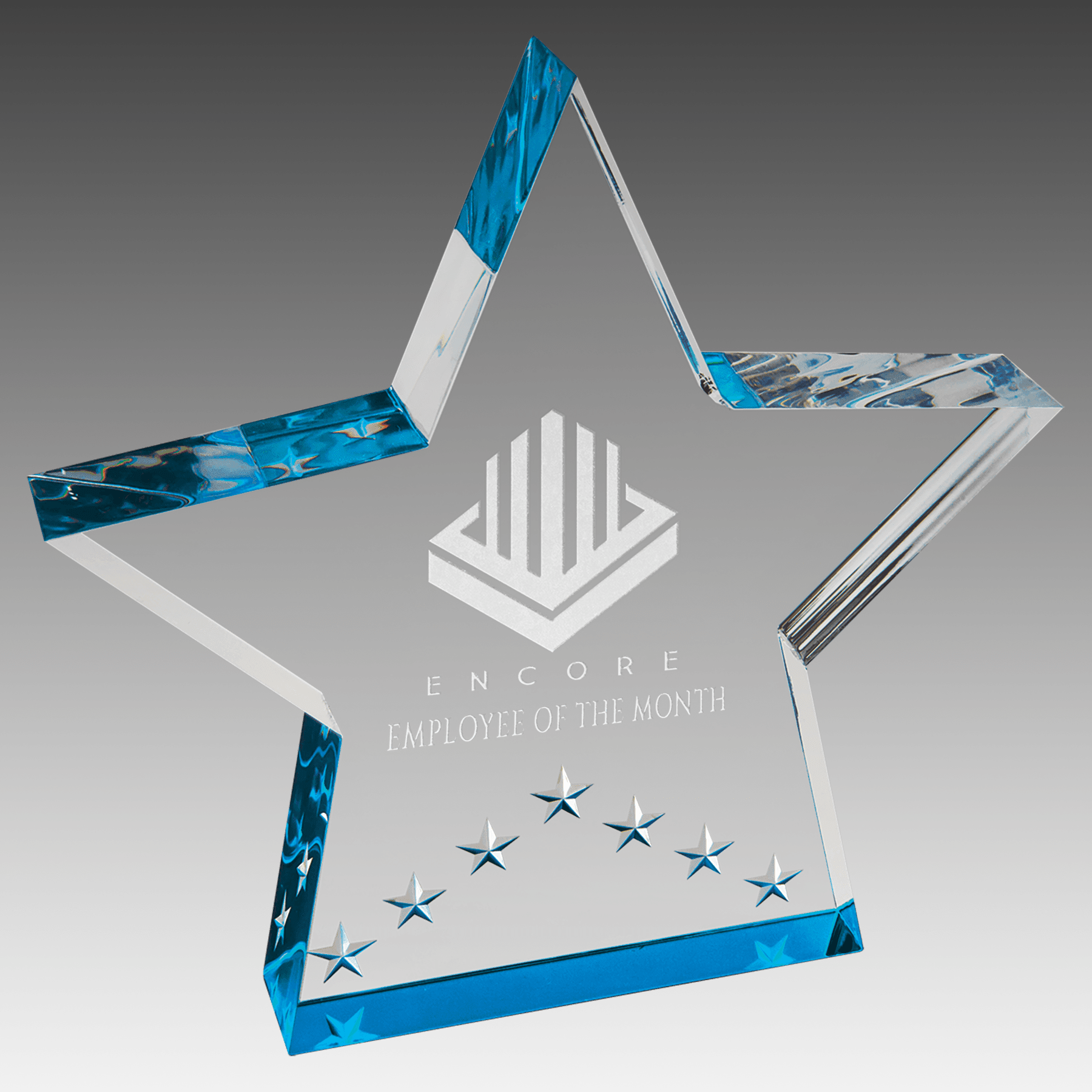 6" Blue Star Performer Acrylic