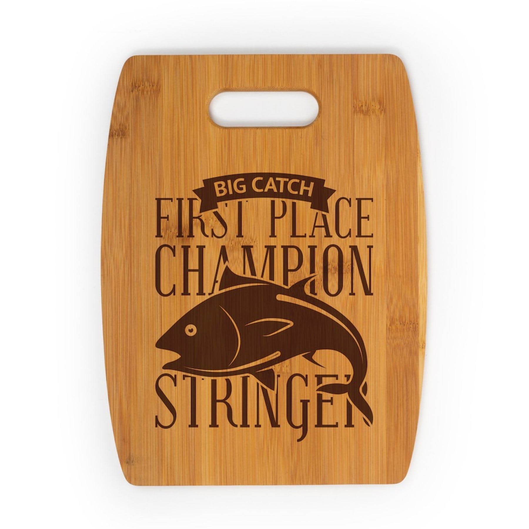 9" x 11.8" Barrel Shaped Bamboo Cutting Board