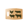 Curved Sublimatable Bamboo Cutting Board