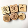 2.5" x 2.5" - Wood Bottle Opener Magnets