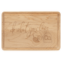 9" x 6" Maple Cutting Board with Drip Ring