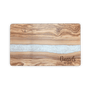 11.8" x 15.7"  Olive Wood Cutting Board With Resin