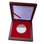 4.7" x 4.7" Rosewood Finish Coin Box