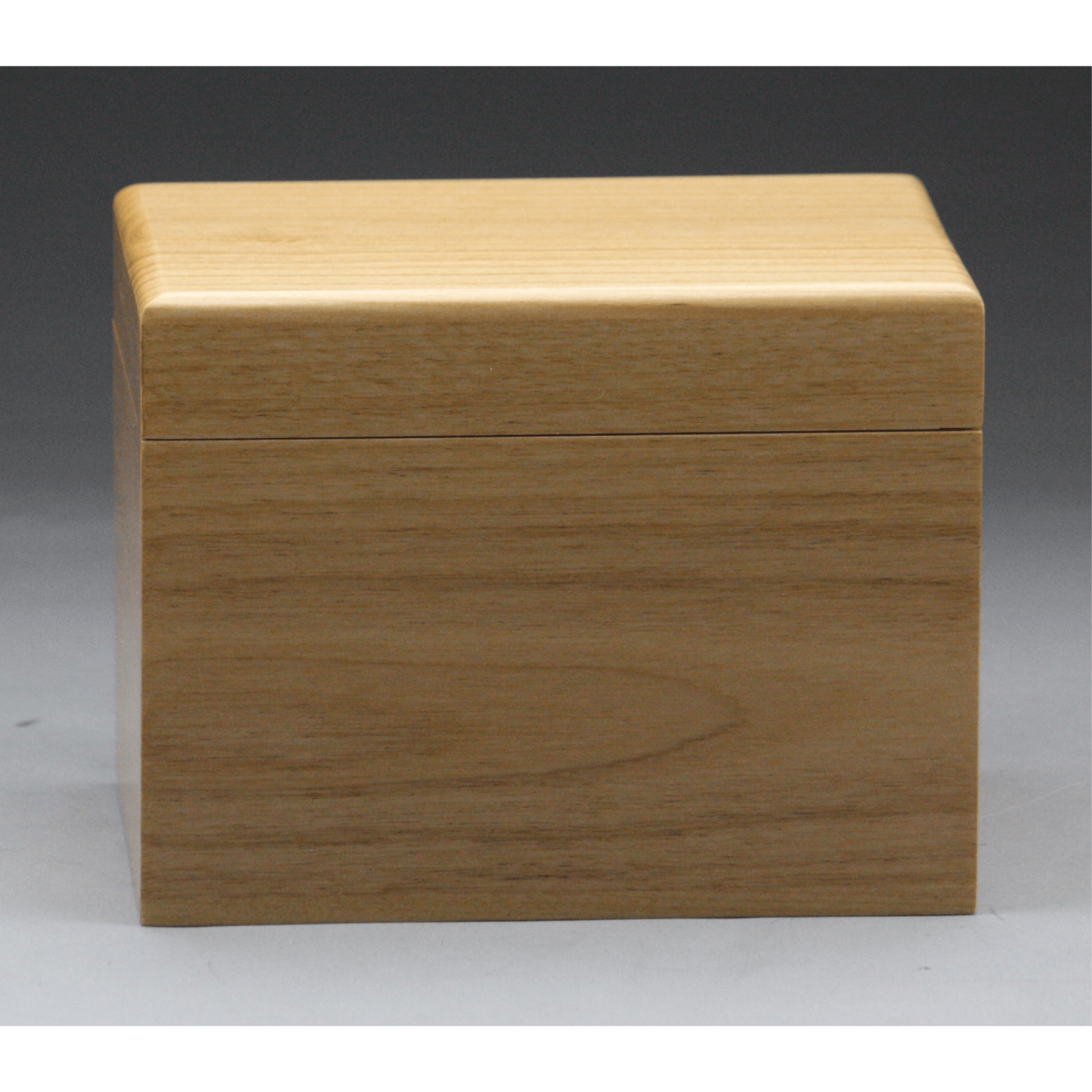 4" x 6.25" - Hardwood Box - Recipe Card or Gift