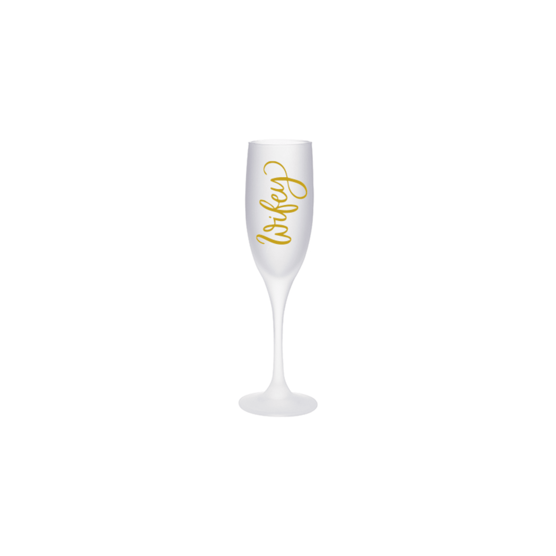 6 oz Frosted Champagne Glass