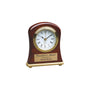 4.5" x 5" Rosewood Piano Finish Bell Shaped Desk Clock