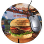 8" Round Sublimatable Neoprene Mouse Pad