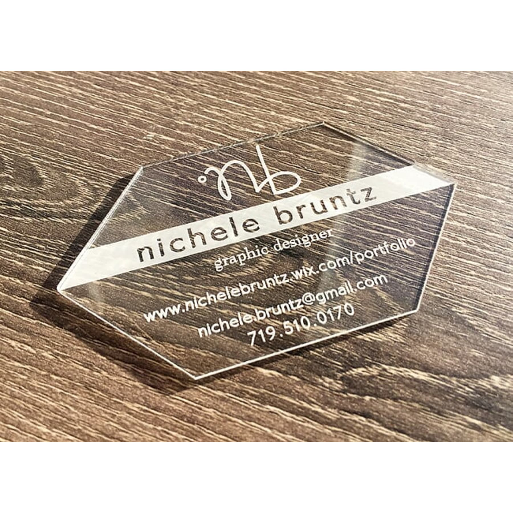Custom Acrylic Business Card - CRDX01