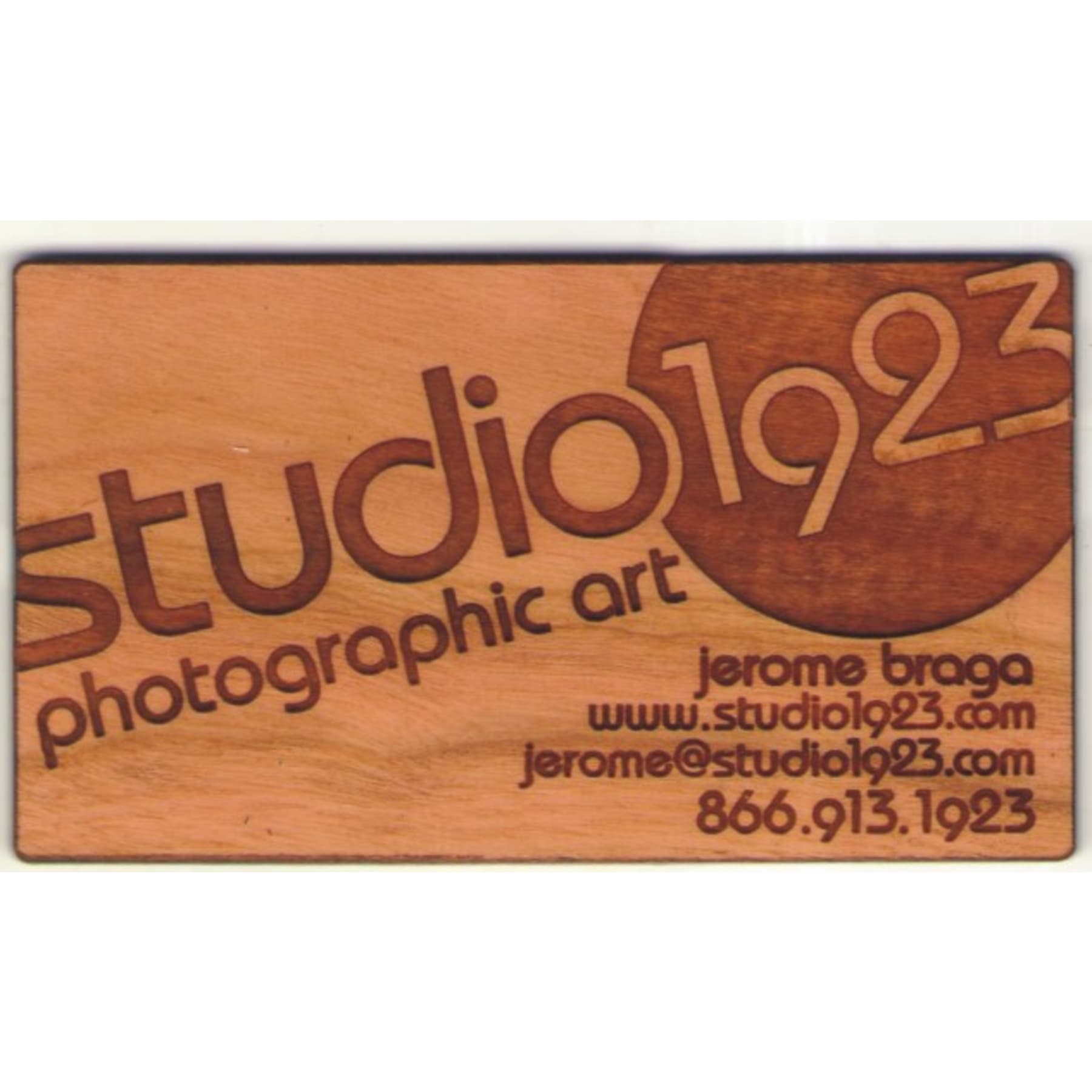 Custom Wood Business Card - CRDX01
