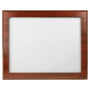 Cherry Finish Slide-In Frame Plaque w/ 11" x 8.5" Window
