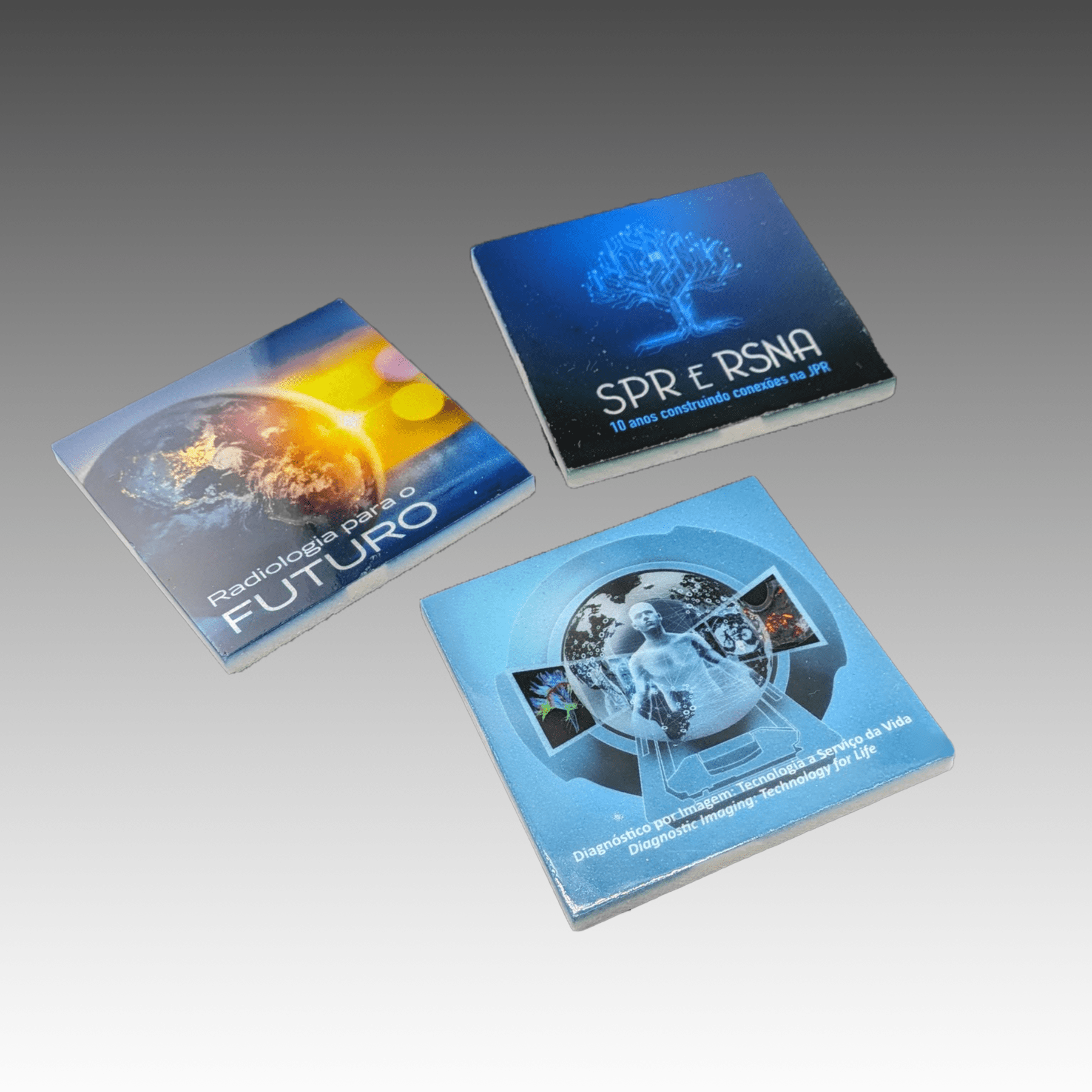 4" Marble Coaster with Cork Back