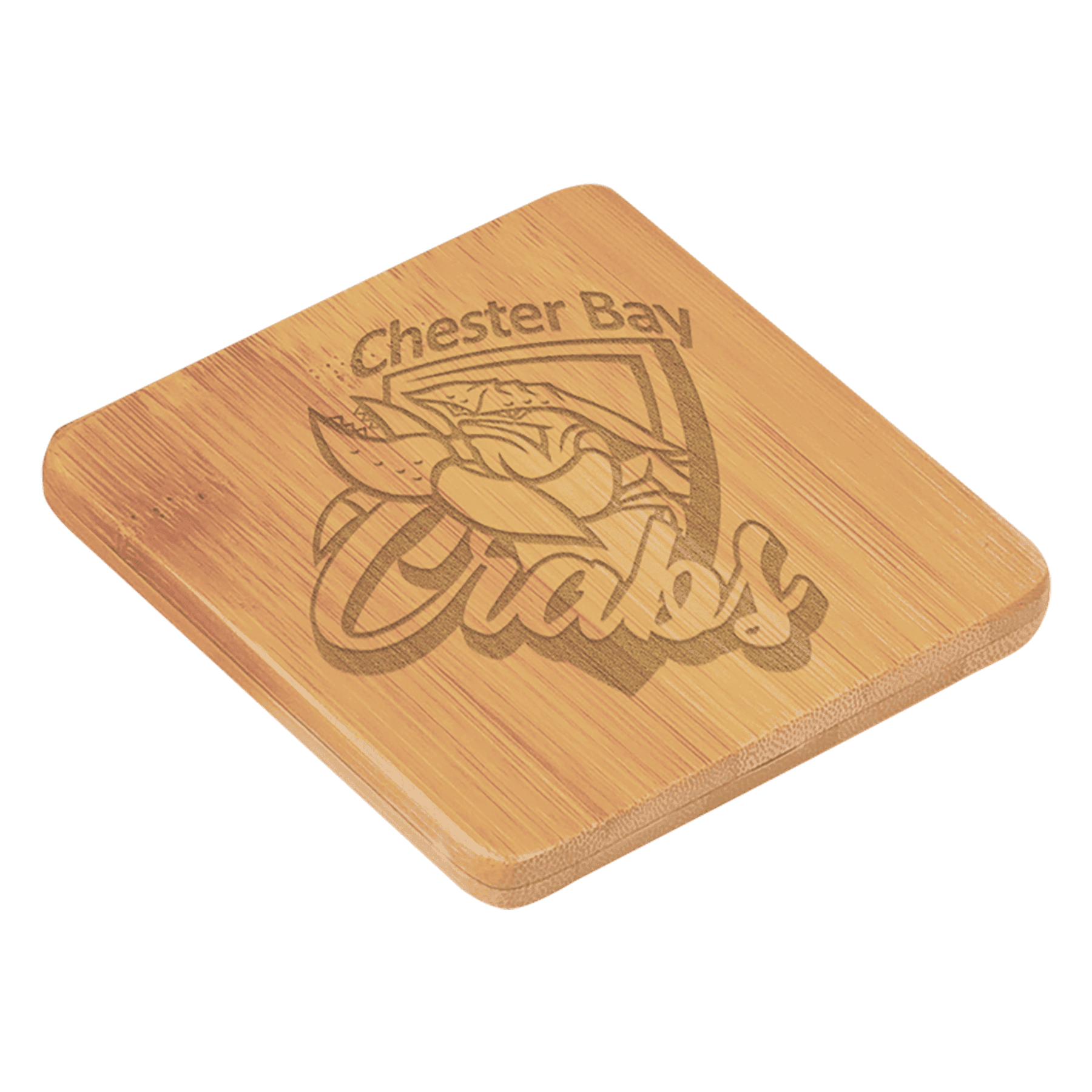 3.5" Round Bamboo Coaster