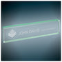 8" x 2" Jade Glass Desk Wedge