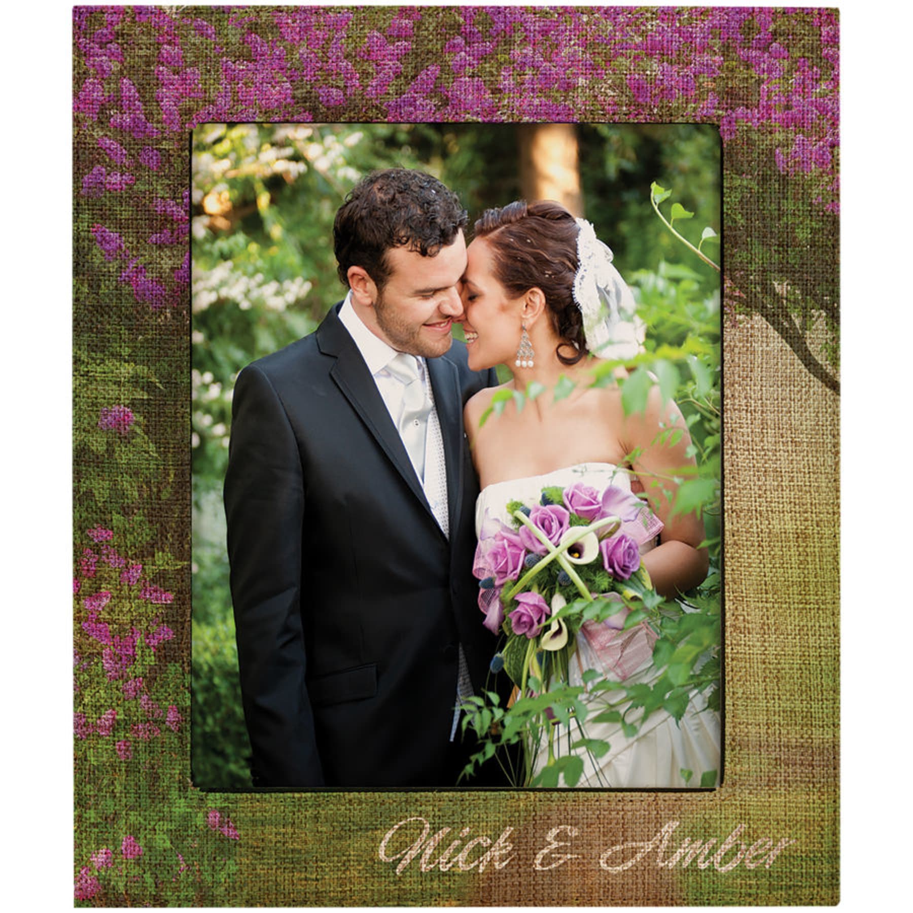 8" x 10" Sublimatable Burlap Photo Frame