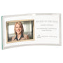 12.75" x 6.5" Jade Glass Crescent with 6" x 4" Picture Frame