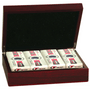 Rosewood Finish Golf Ball Box (balls not included)