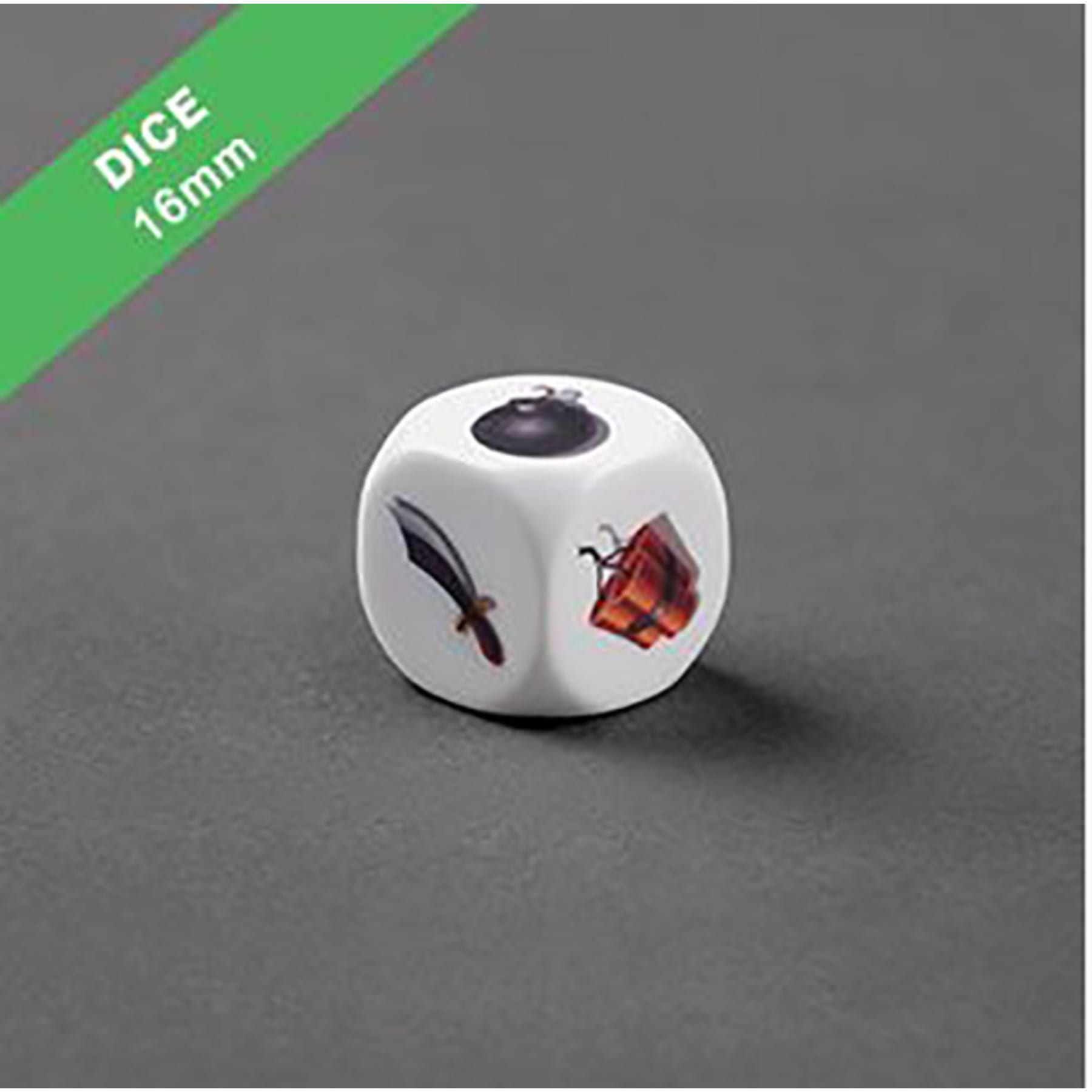 .63" x .63" - Customizable Plastic Dice