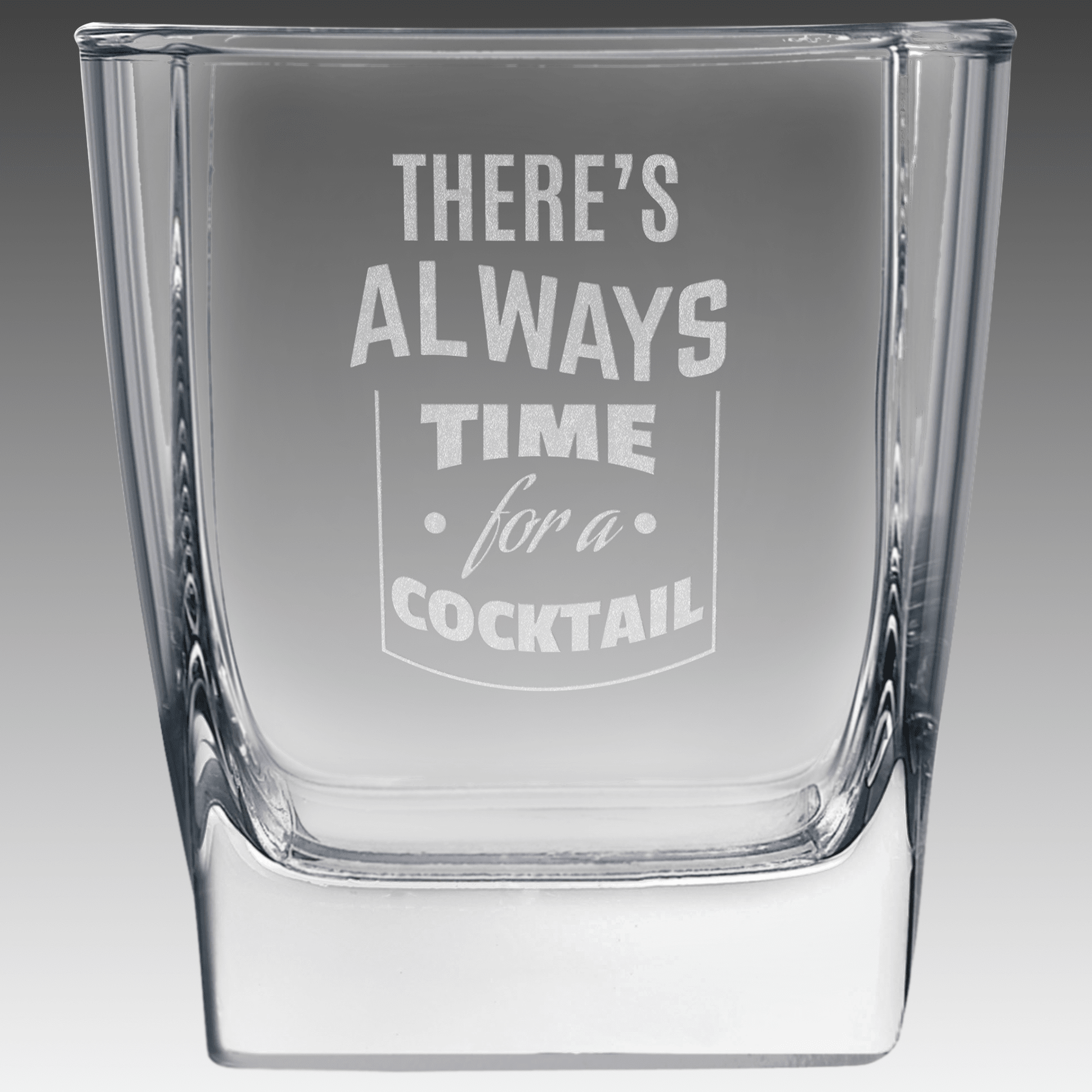 10.5 oz. Square on the Rocks Glass