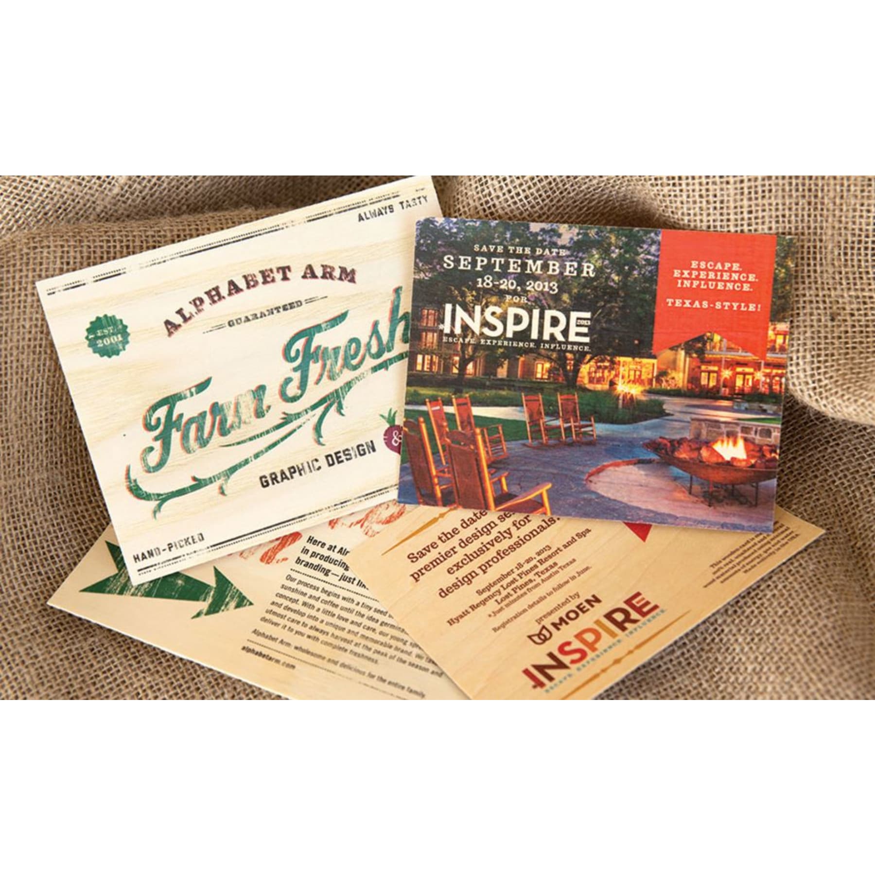 Wood Veneer Postcards 1 Sided - NV06