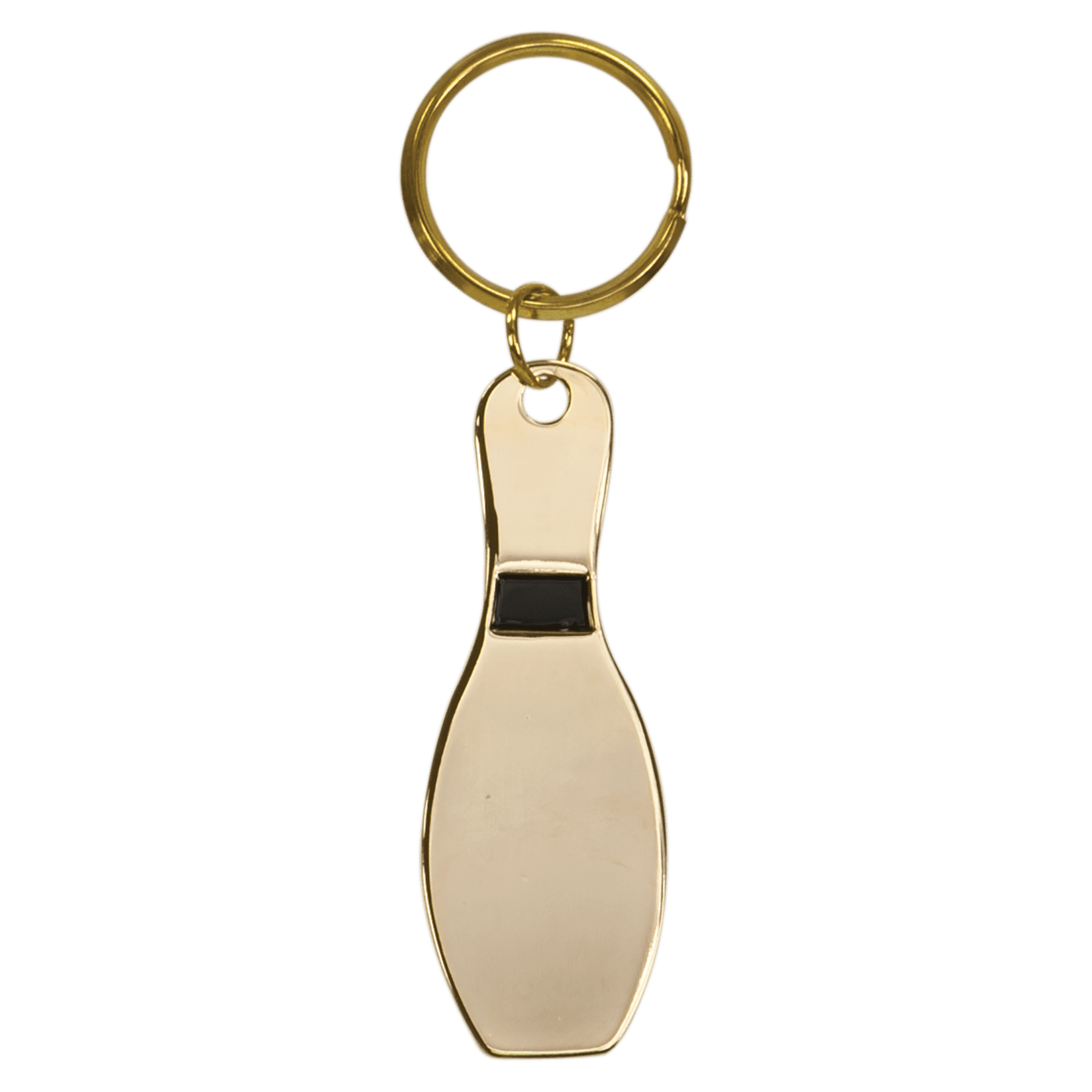 Bowling Pin Brass Keychain - KCB01