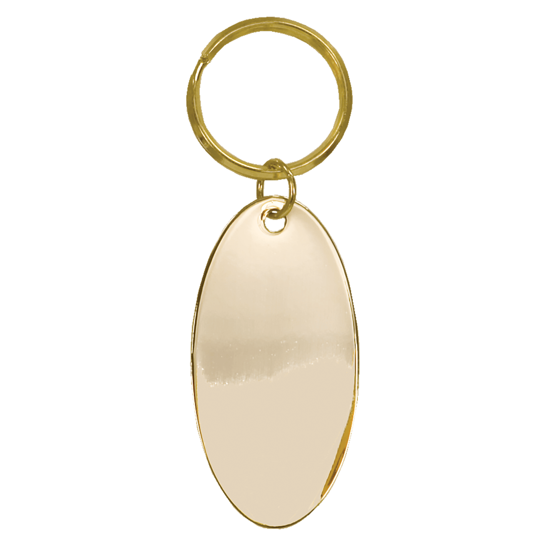 Oval Brass Keychain - KCB05