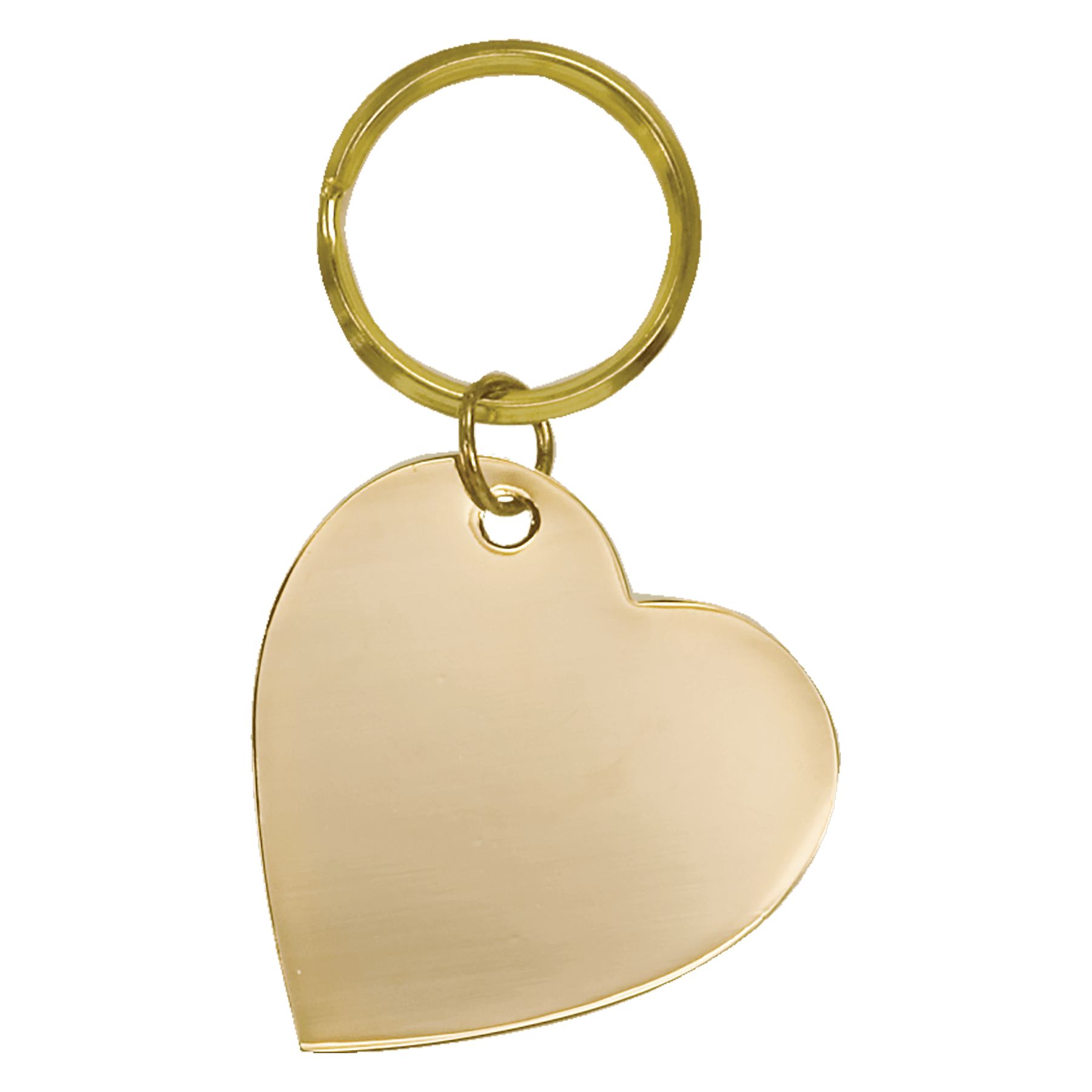 Heart Brass Keychain - KCB08