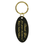 Oval Brass Keychain - KCB14