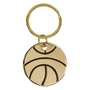 Basketball Brass Keychain - KCB17