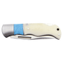 Bison River 3.5" Blue/Bone Folding Knife