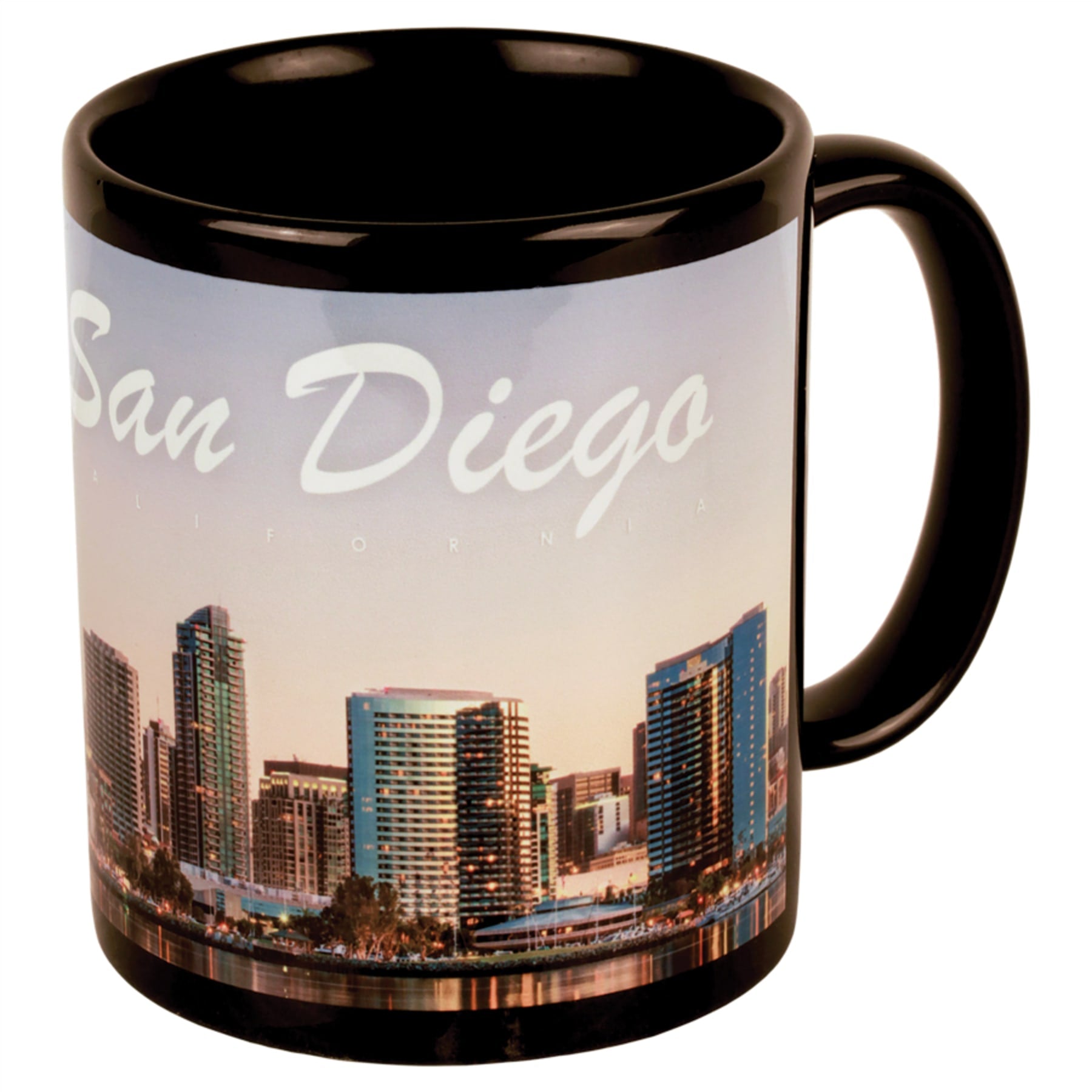 11 oz. Black/White Sublimatable Ceramic Banner Mug