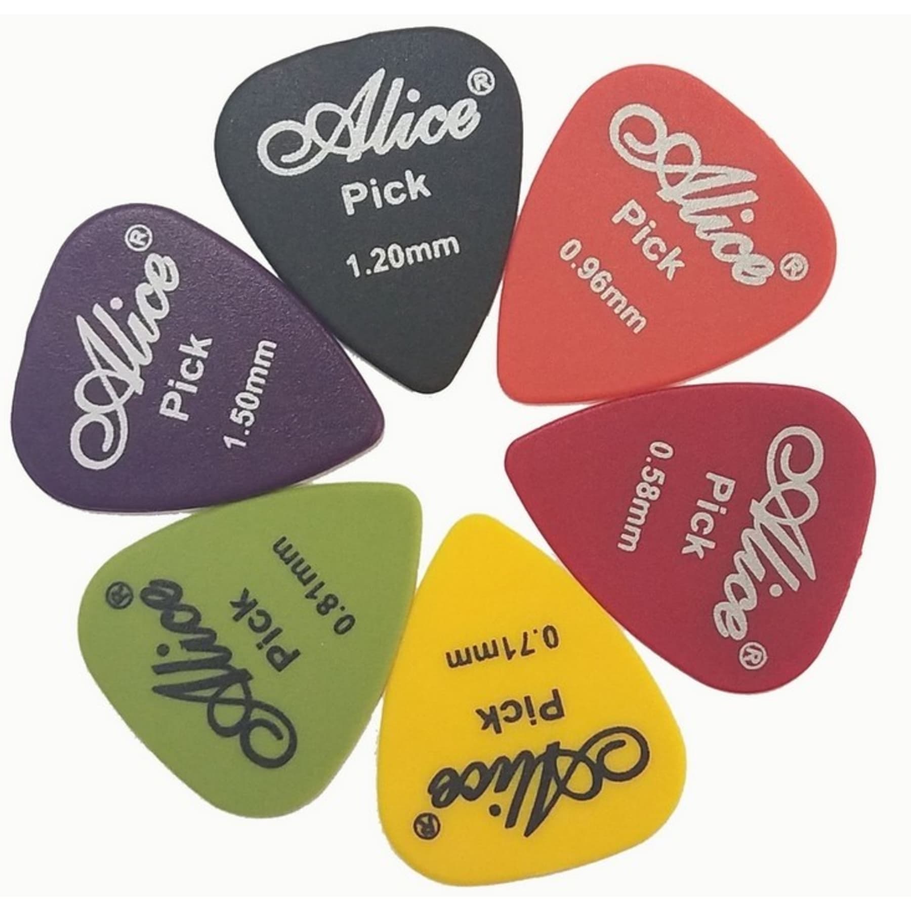 1" x 1.2" - Full Color Plastic Guitar Picks