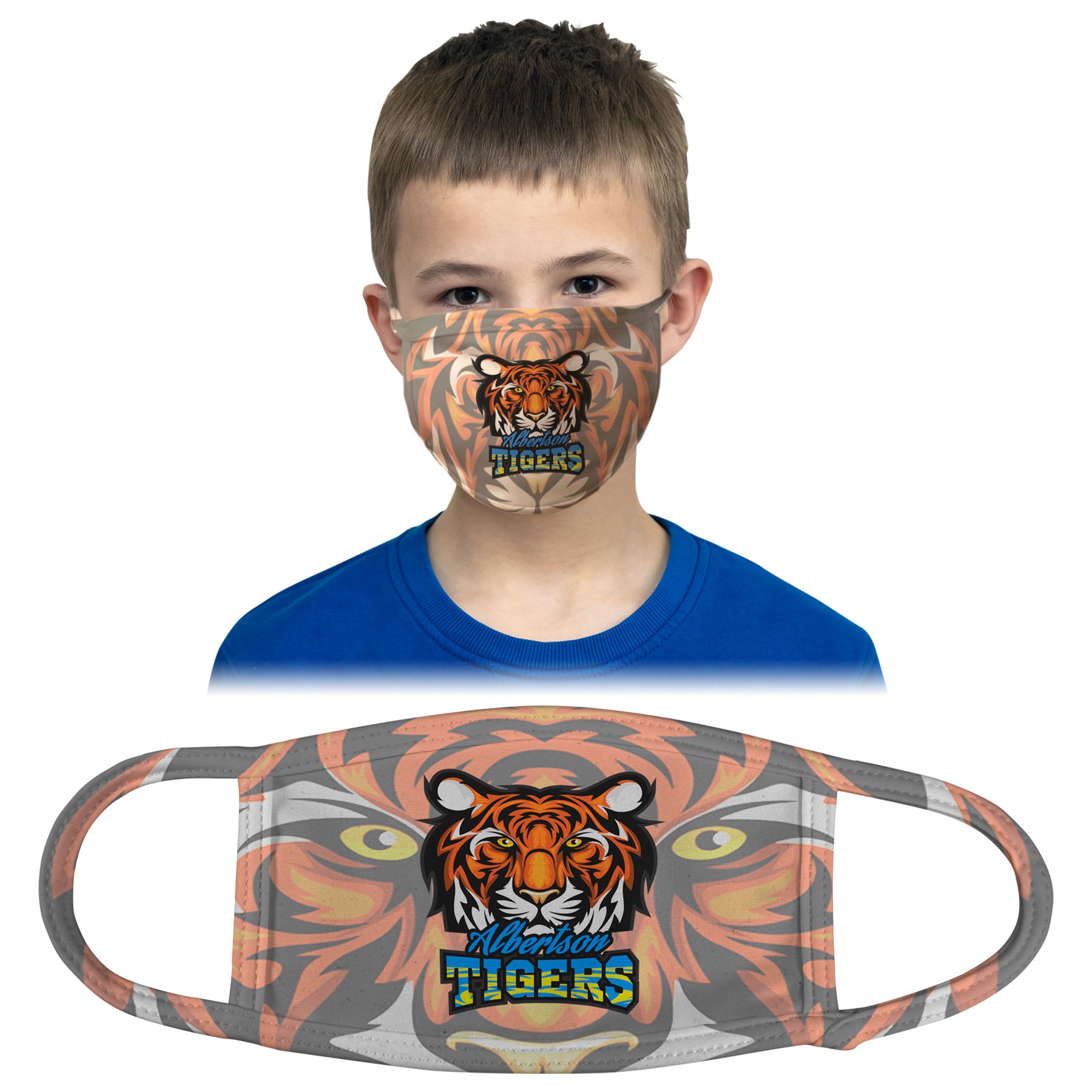 Child White Sublimatable Face