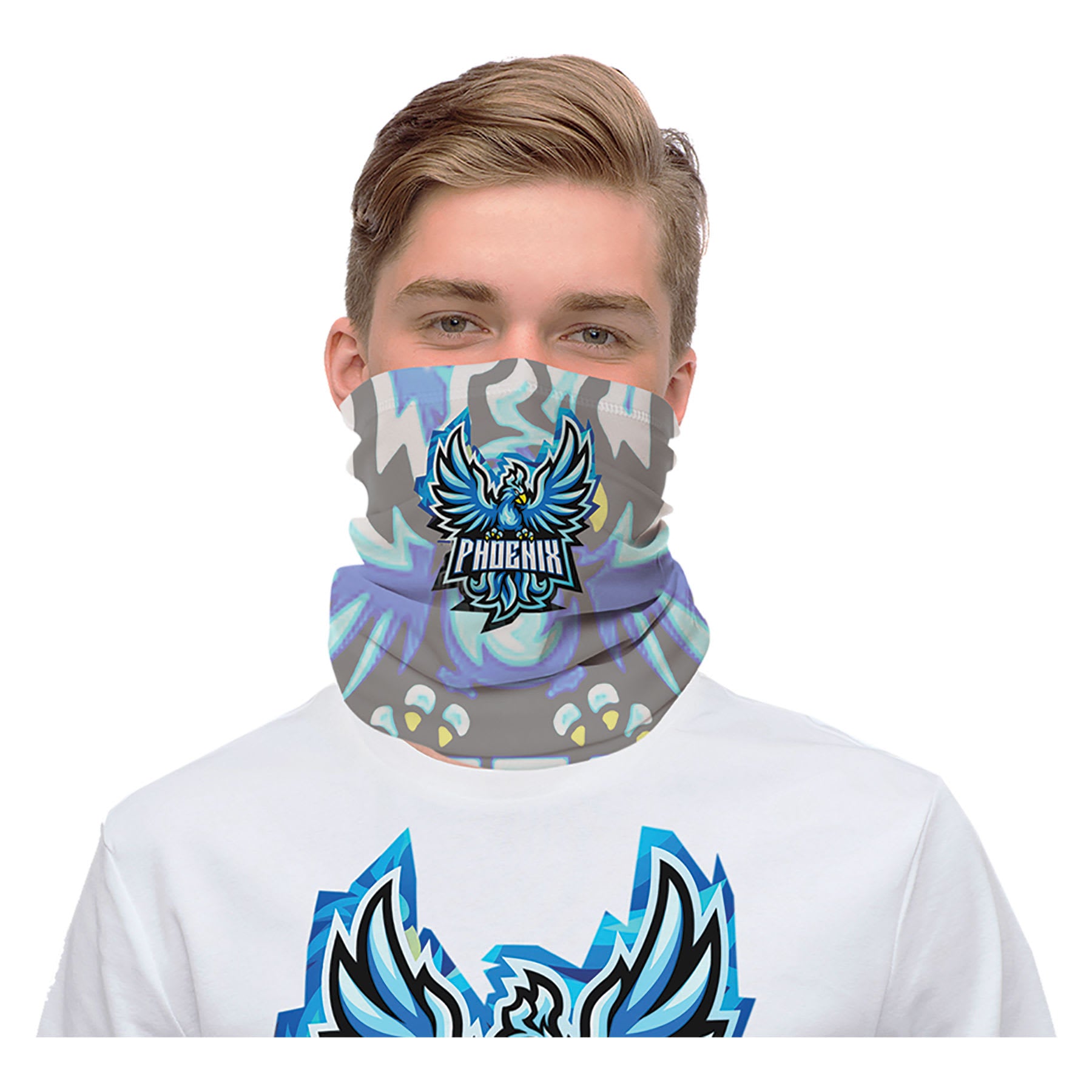 17.5" x 9.25" White Sublimatable Gaiter