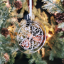 Custom Engraved Acrylic Graphic Snowflake Ornament - OA11