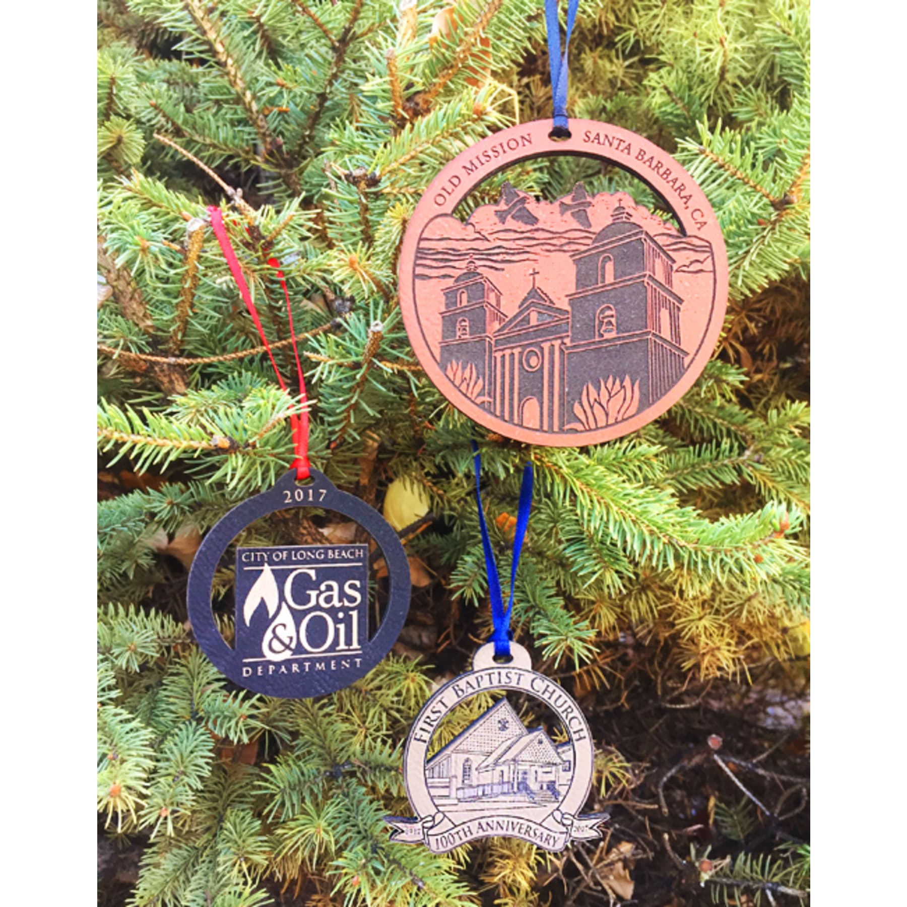 Custom Leatherette Ornament - OLX01