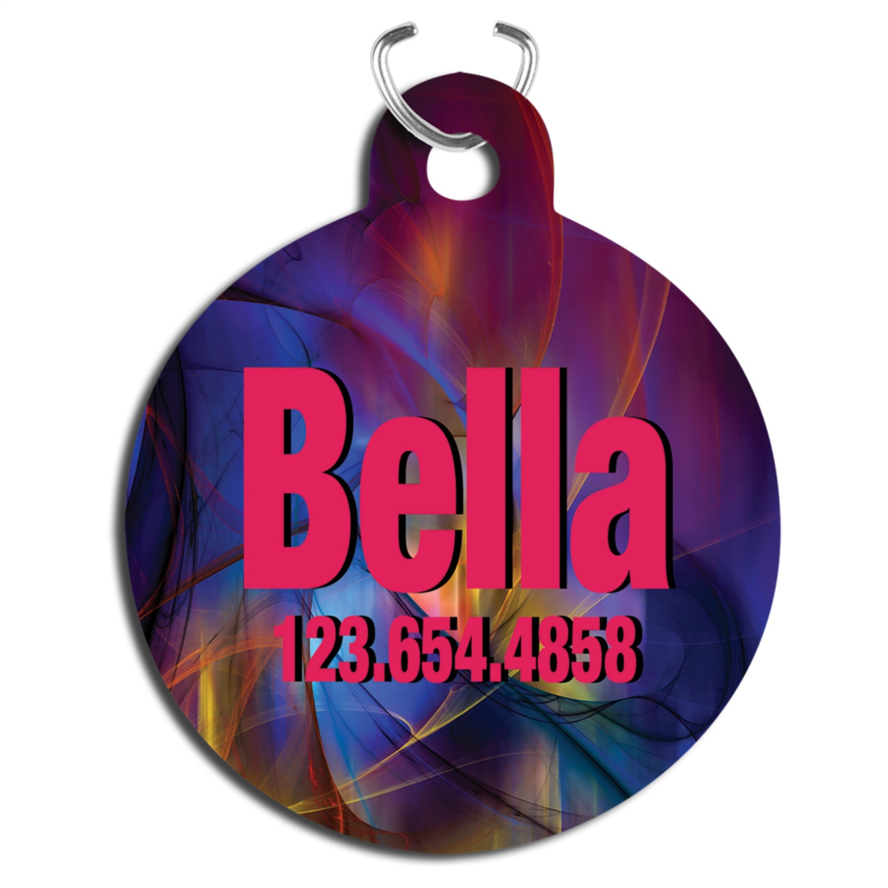 Gloss Aluminum Pet Tag - PT06