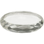 4" x 2.75" Clear Oval Crystal Paperweight