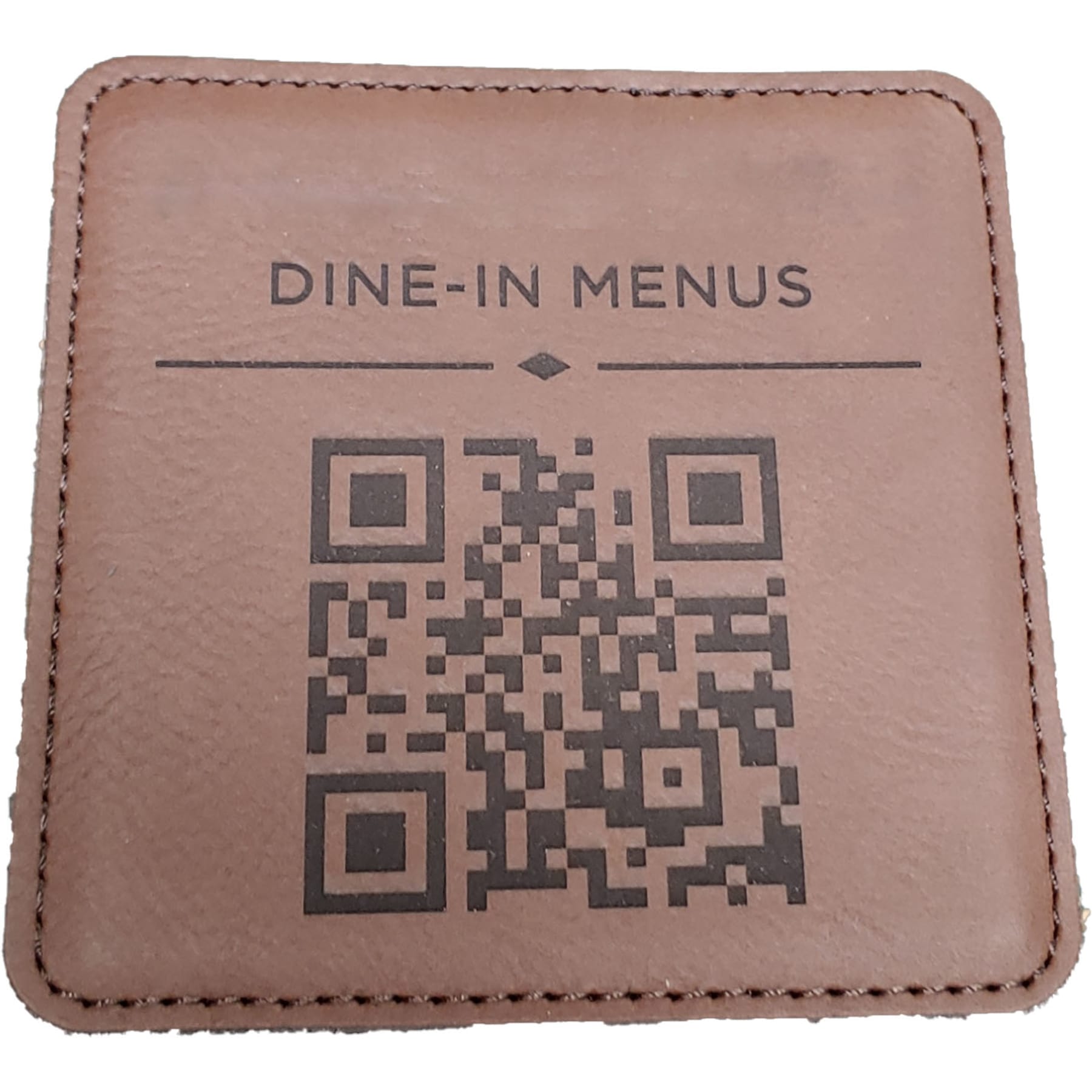 Leatherette Coaster - QR03