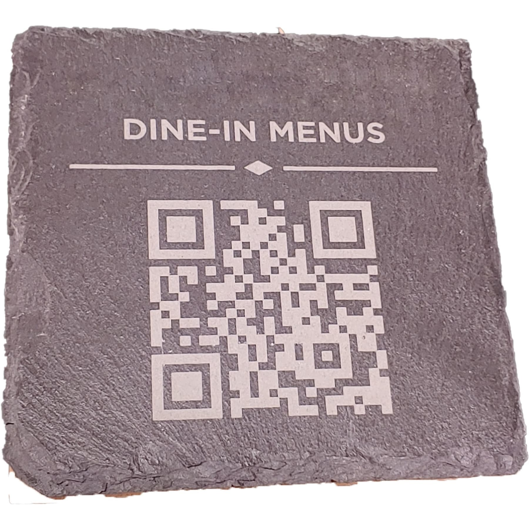 4" x 4" Square Slate Coaster