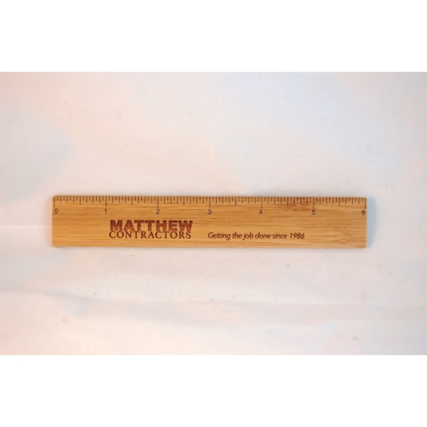 6" Bamboo Ruler