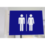 4" x 4" Corridor or Ceiling Sign