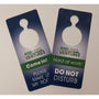 3.5" x 8" - Plastic Door Hanging Signs