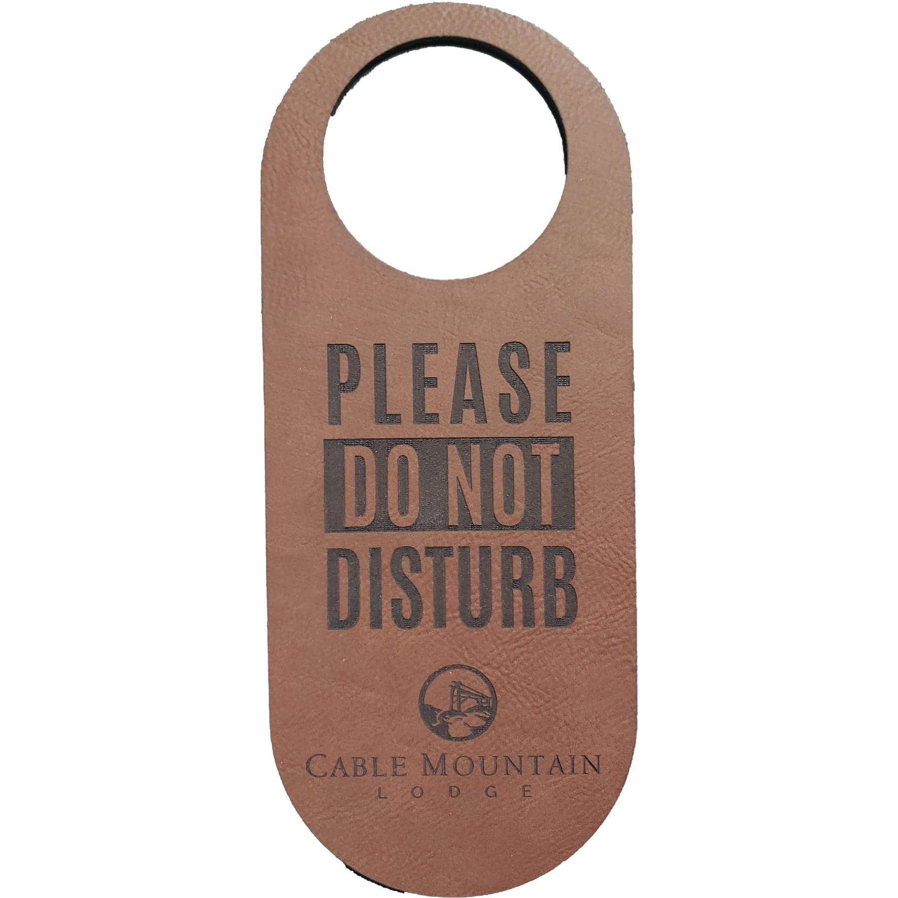 Custom Leatherette Door Hanger - SDX01