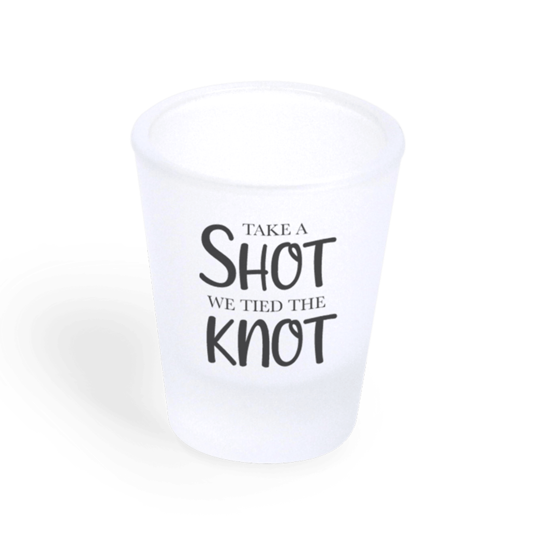 1.5 oz Frosted Shot Glass